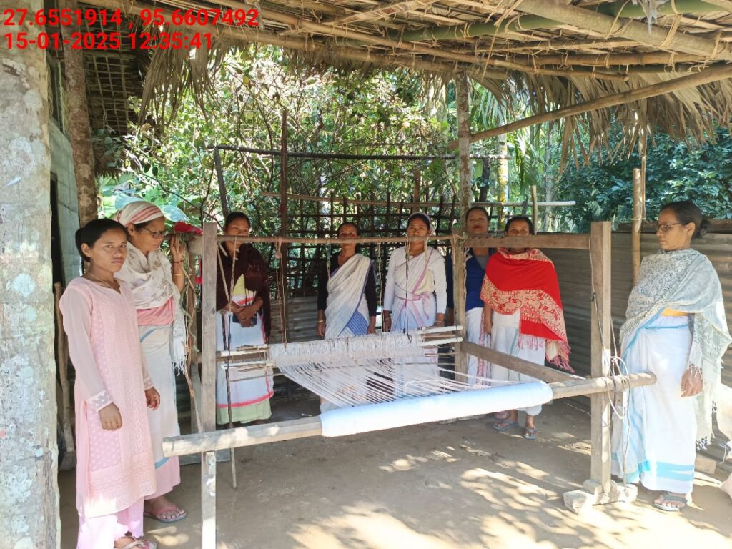 Handloom Weaver (Frame Loom) training at IIE Incubation Centre, Kakopothar, batch 25423, 15-01-2025