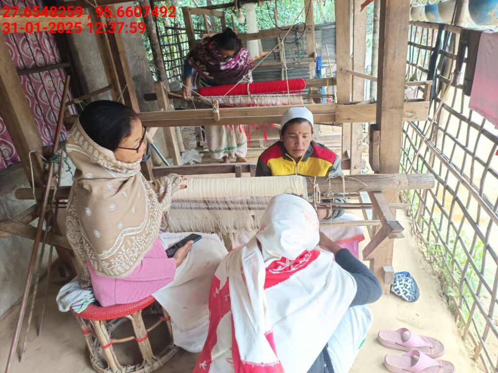 Handloom Weaver (Frame Loom) training at IIE Incubation Centre, Kakopothar, batch 25423, 31-01-2025