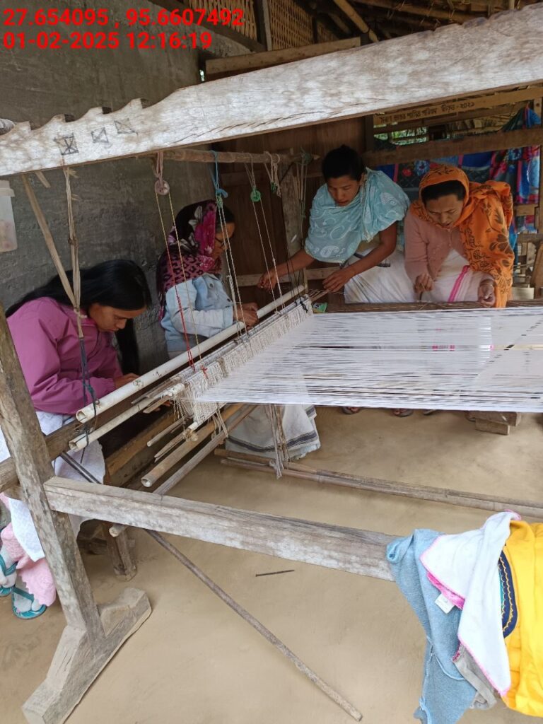 Handloom Weaver (Frame Loom) training at IIE Incubation Centre, Kakopothar, batch 25423, 01-02-2025