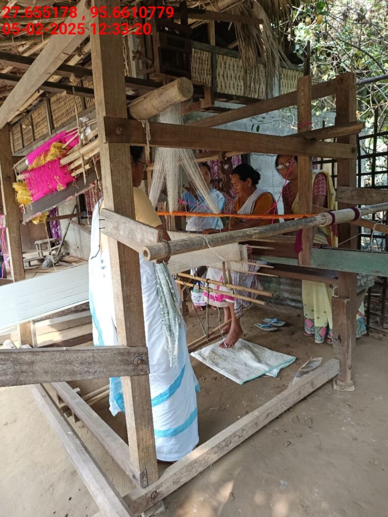 Handloom Weaver (Frame Loom) training at IIE Incubation Centre, Kakopothar, batch 25423, 05-02-2025