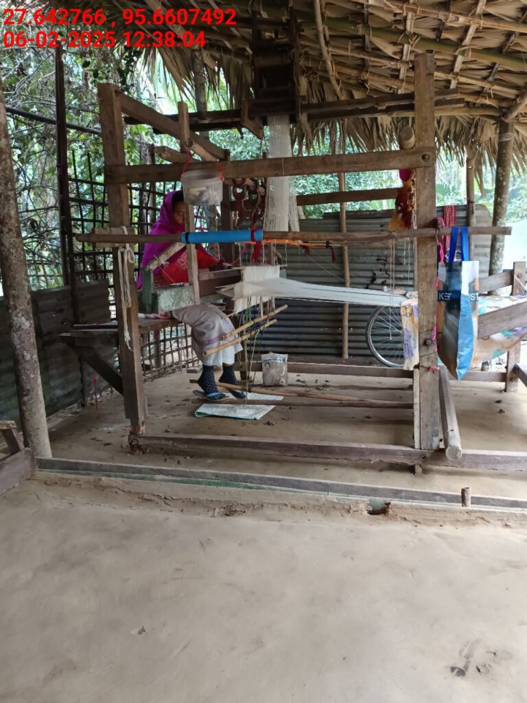 Handloom Weaver (Frame Loom) training at IIE Incubation Centre, Kakopothar, batch 25423, 06-02-2025