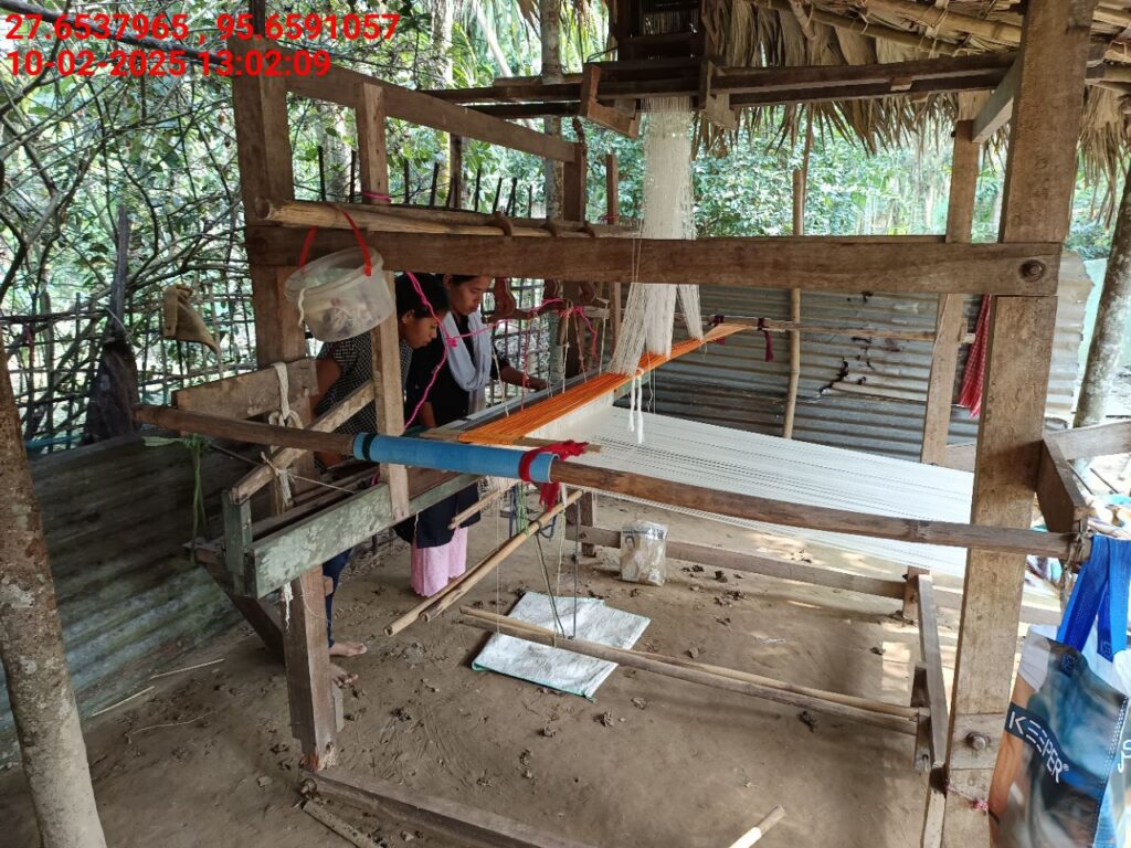 Handloom Weaver (Frame Loom) training at IIE Incubation Centre, Kakopothar, batch 25423, 10-02-2025