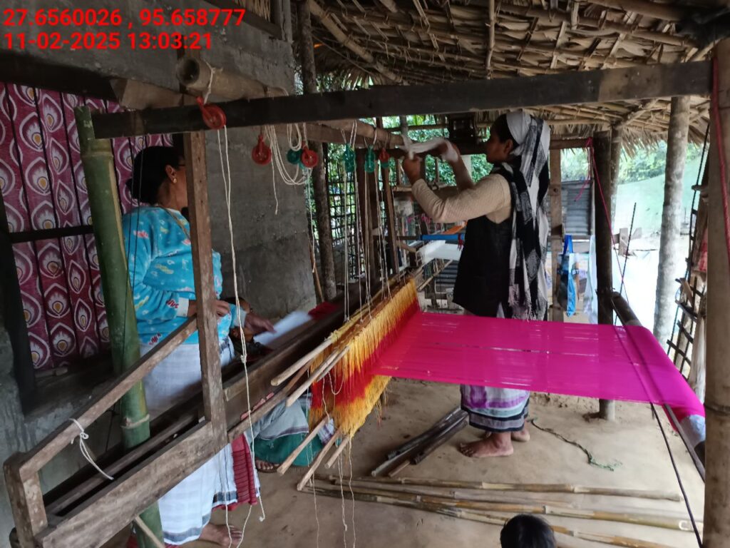 Handloom Weaver (Frame Loom) training at IIE Incubation Centre, Kakopothar, batch 25423, 11-02-2025