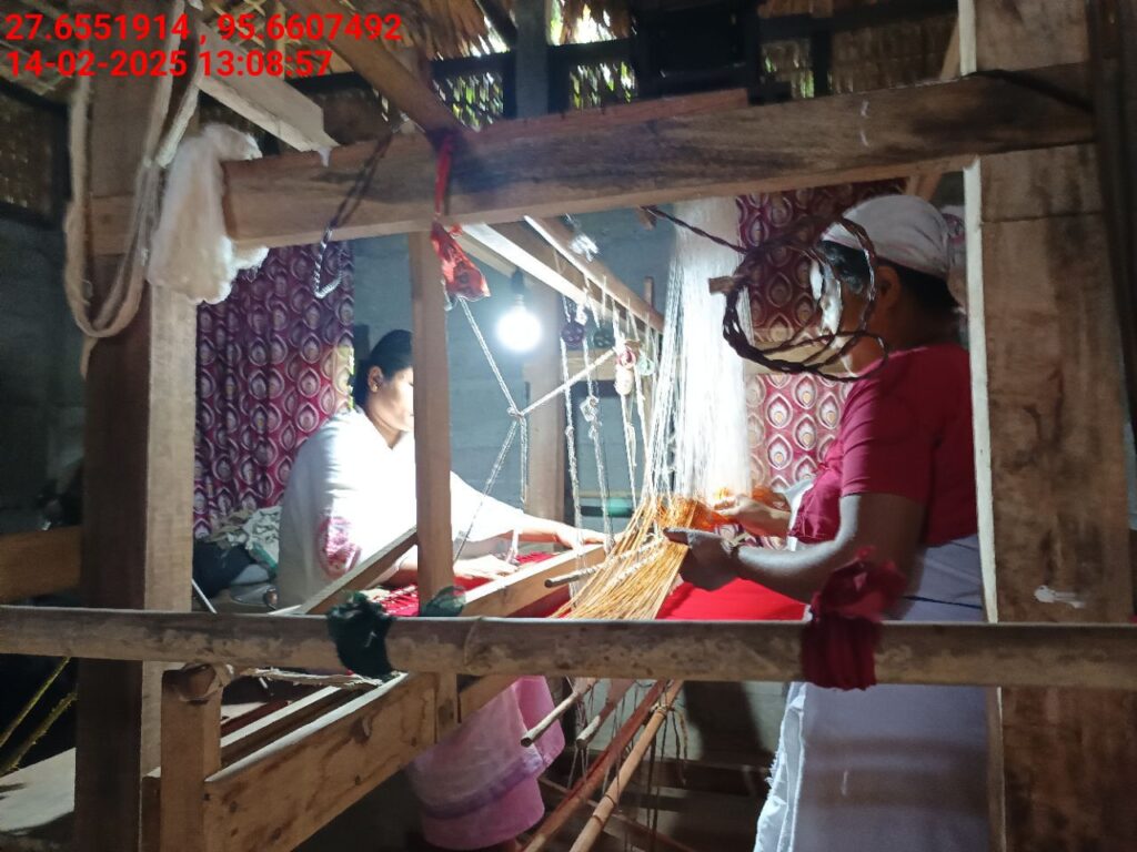Handloom Weaver (Frame Loom) training at IIE Incubation Centre, Kakopothar, batch 25423, 14-02-2025