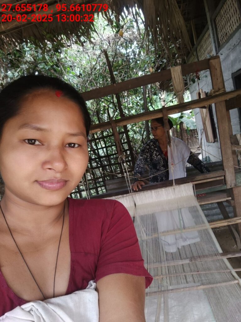 Handloom Weaver (Frame Loom) training at IIE Incubation Centre, Kakopothar, batch 25423, 20-02-2025