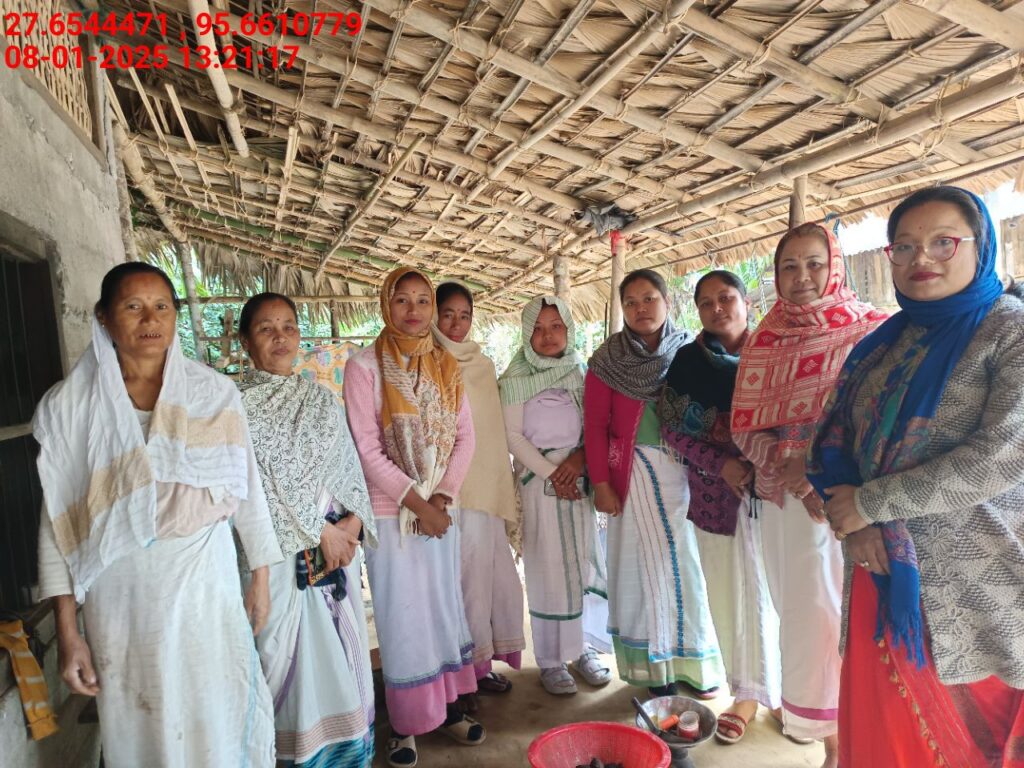 Handloom Weaver (Frame Loom) training at IIE Incubation Centre, Kakopothar, batch 25424, 08-01-2025