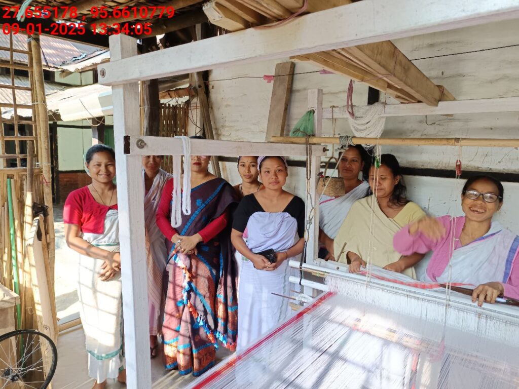 Handloom Weaver (Frame Loom) training at IIE Incubation Centre, Kakopothar, batch 25424, 09-01-2025