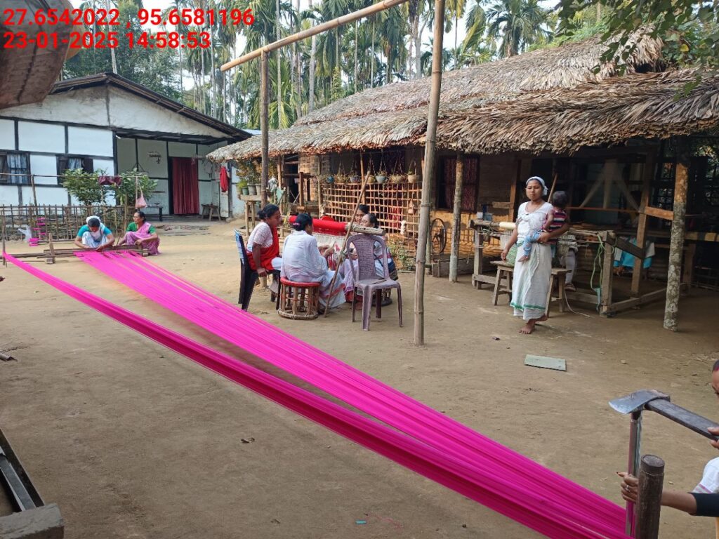 Handloom Weaver (Frame Loom) training at IIE Incubation Centre, Kakopothar, batch 25424, 23-01-2025