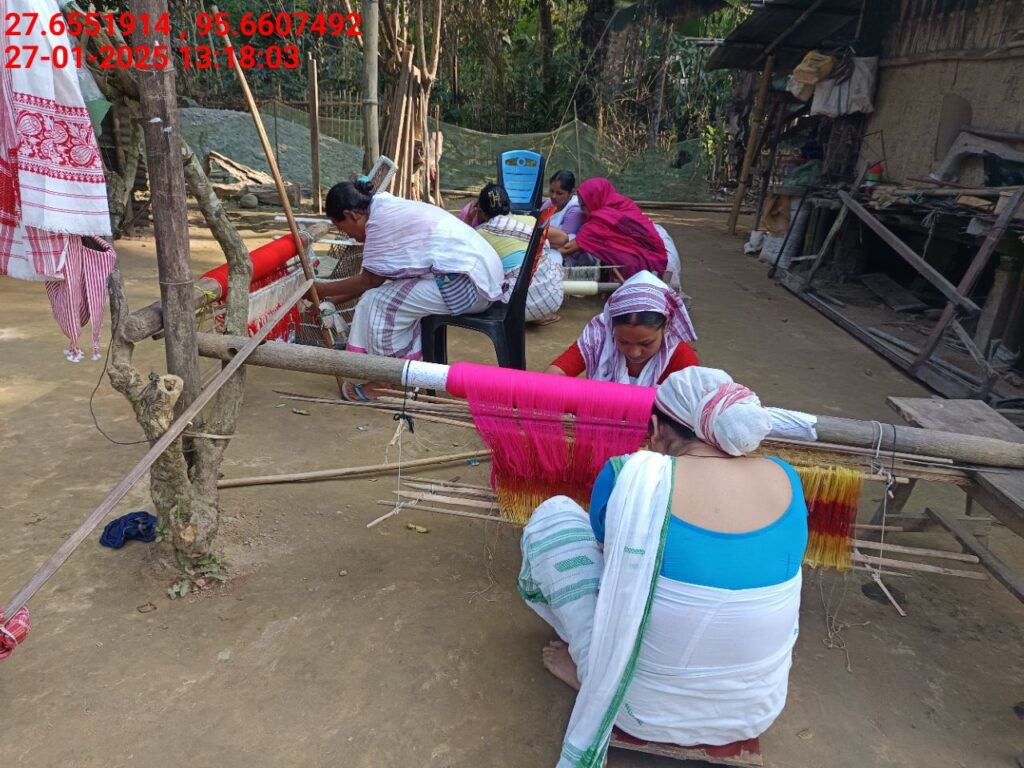 Handloom Weaver (Frame Loom) training at IIE Incubation Centre, Kakopothar, batch 25424, 27-01-2025