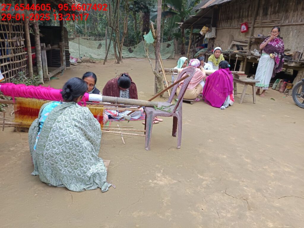 Handloom Weaver (Frame Loom) training at IIE Incubation Centre, Kakopothar, batch 25424, 29-01-2025