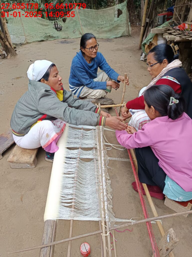 Handloom Weaver (Frame Loom) training at IIE Incubation Centre, Kakopothar, batch 25424, 31-01-2025