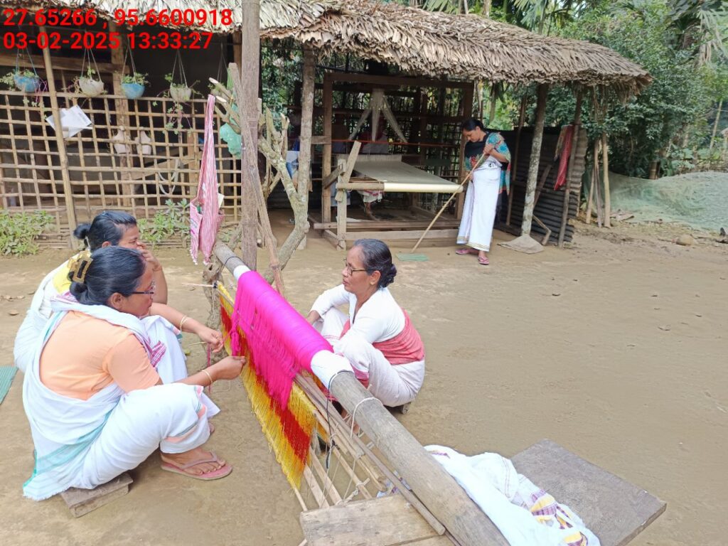 Handloom Weaver (Frame Loom) training at IIE Incubation Centre, Kakopothar, batch 25424, 03-02-2025