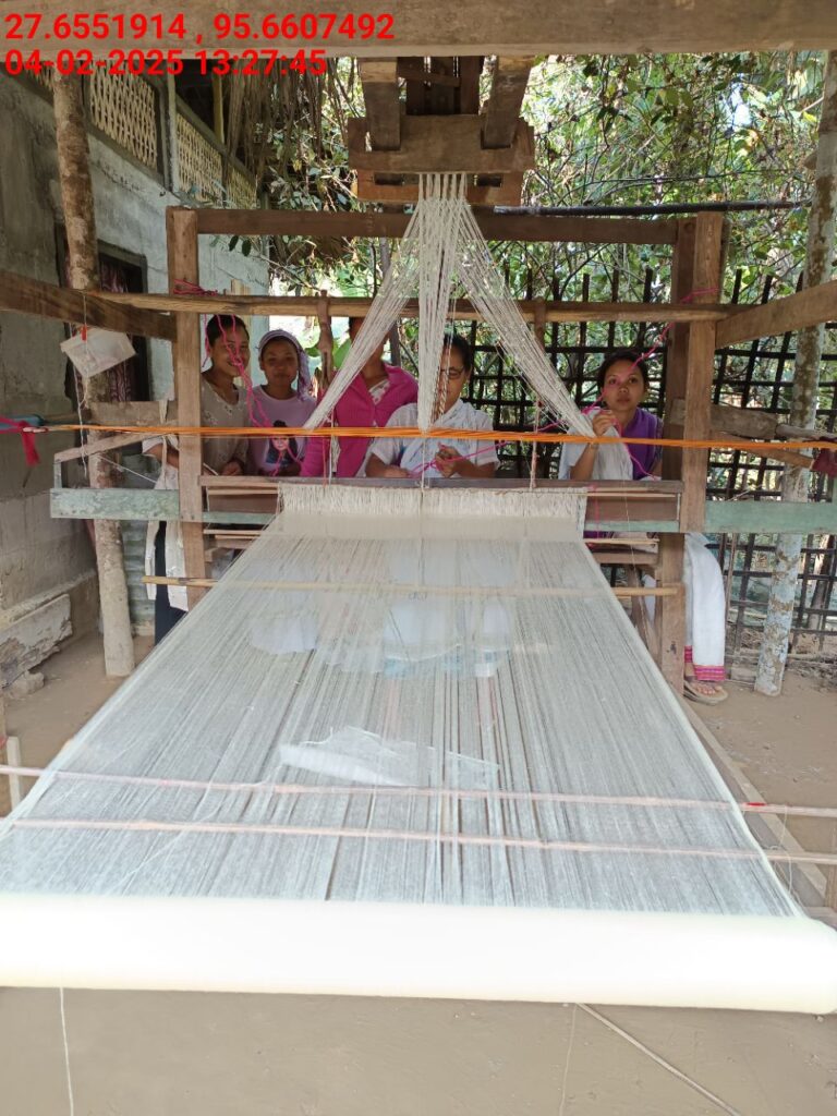 Handloom Weaver (Frame Loom) training at IIE Incubation Centre, Kakopothar, batch 25424, 04-02-2025