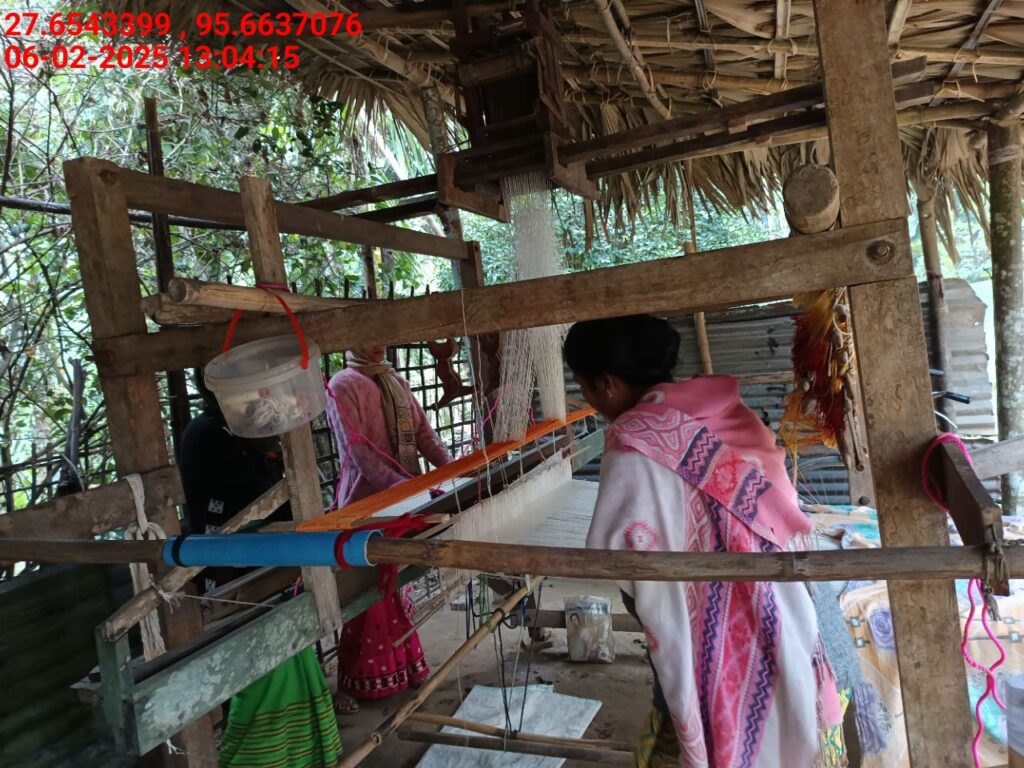 Handloom Weaver (Frame Loom) training at IIE Incubation Centre, Kakopothar, batch 25424, 06-02-2025