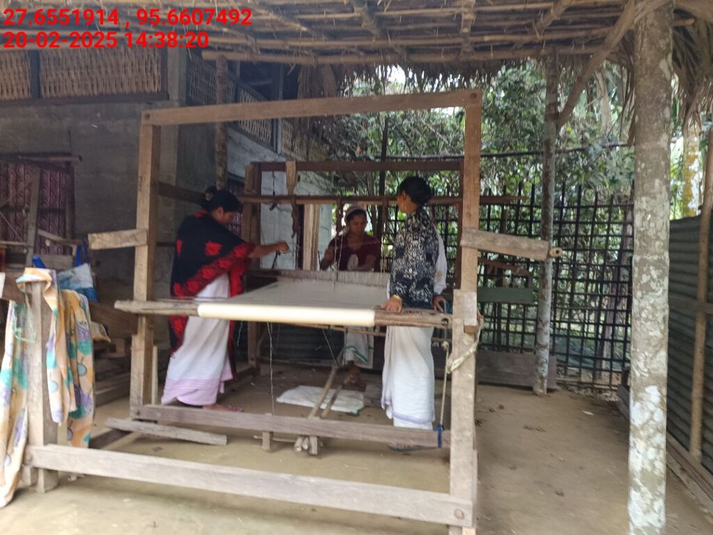 Handloom Weaver (Frame Loom) training at IIE Incubation Centre, Kakopothar, batch 25424, 20-02-2025
