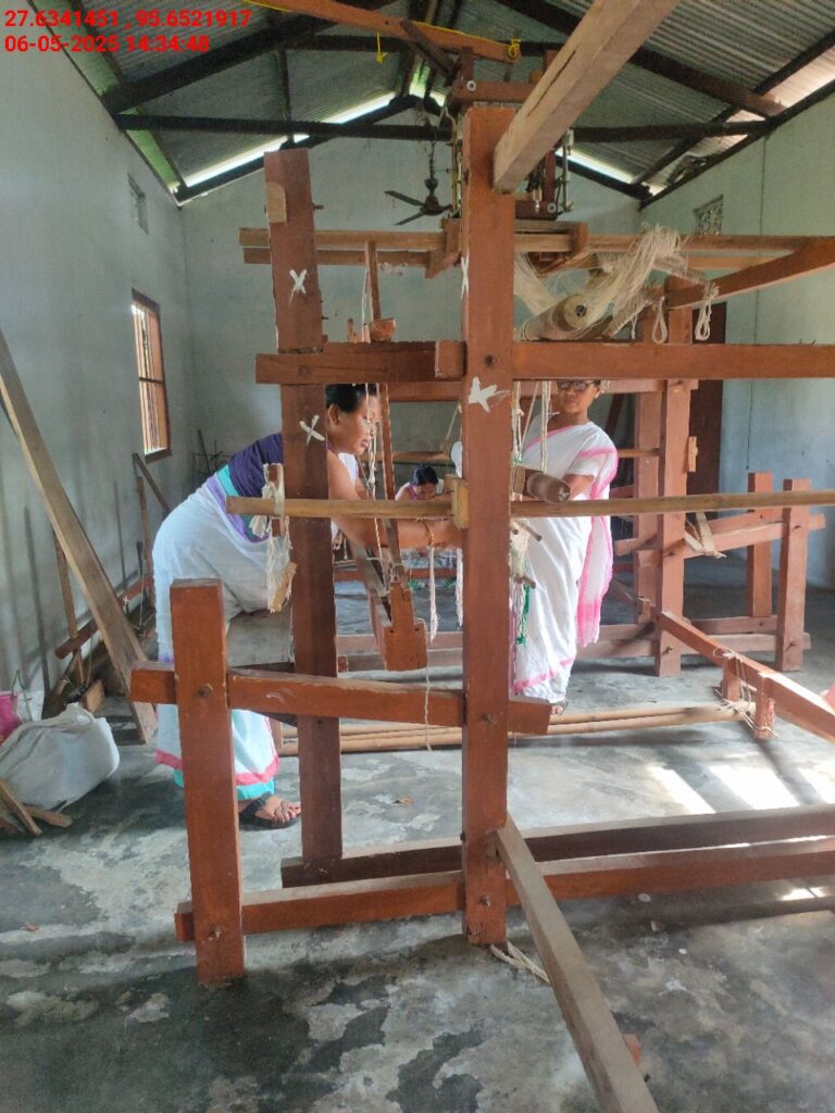 Handloom Weaver (Frame Loom) training at IIE Incubation Centre, Kakopothar, batch 29252, 06-05-2025