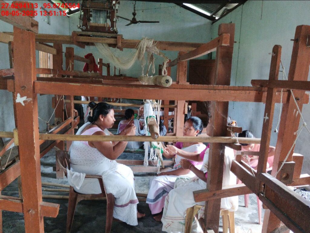 Handloom Weaver (Frame Loom) training at IIE Incubation Centre, Kakopothar, batch 29252, 08-05-2025