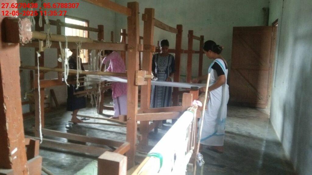 Handloom Weaver (Frame Loom) training at IIE Incubation Centre, Kakopothar, batch 29252, 12-05-2025