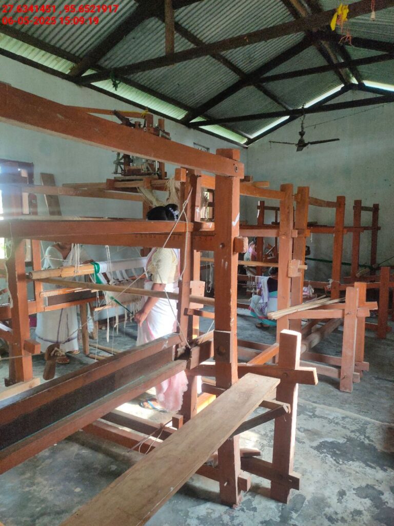 Handloom Weaver (Frame Loom) training at IIE Incubation Centre, Kakopothar, batch 29253, 06-05-2025