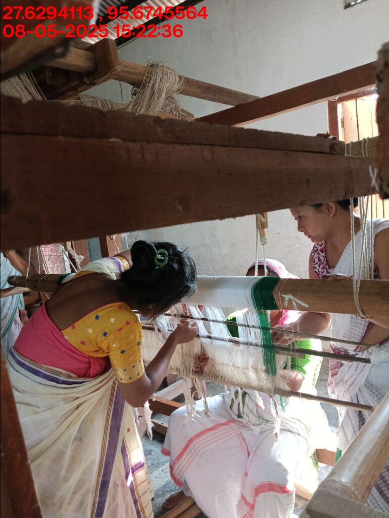 Handloom Weaver (Frame Loom) training at IIE Incubation Centre, Kakopothar, batch 29253, 08-05-2025