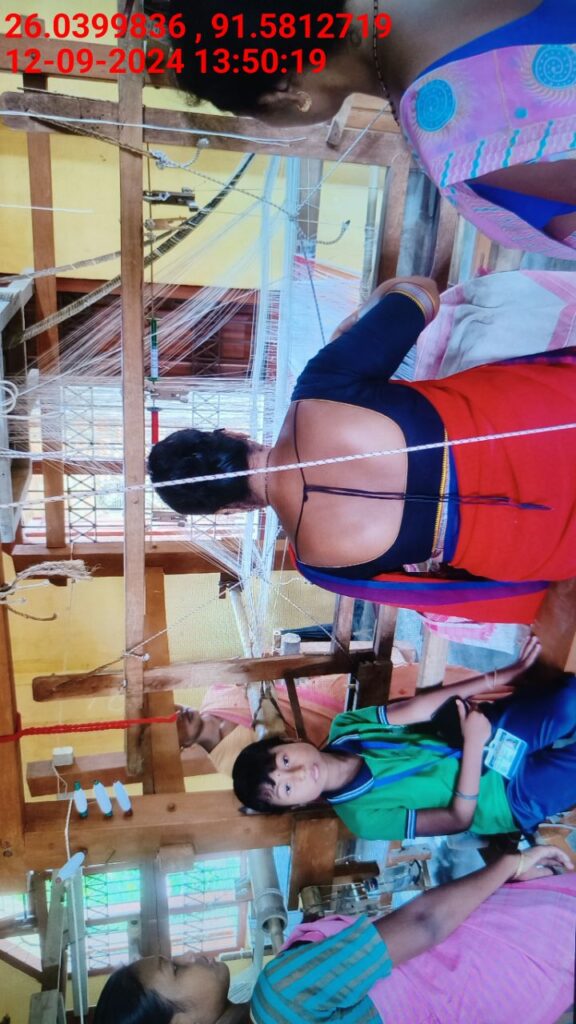 Handloom Weaver (Frame Loom) training at IIE Incubation Centre, Kalitakuchi, batch 22018, 12-09-2024