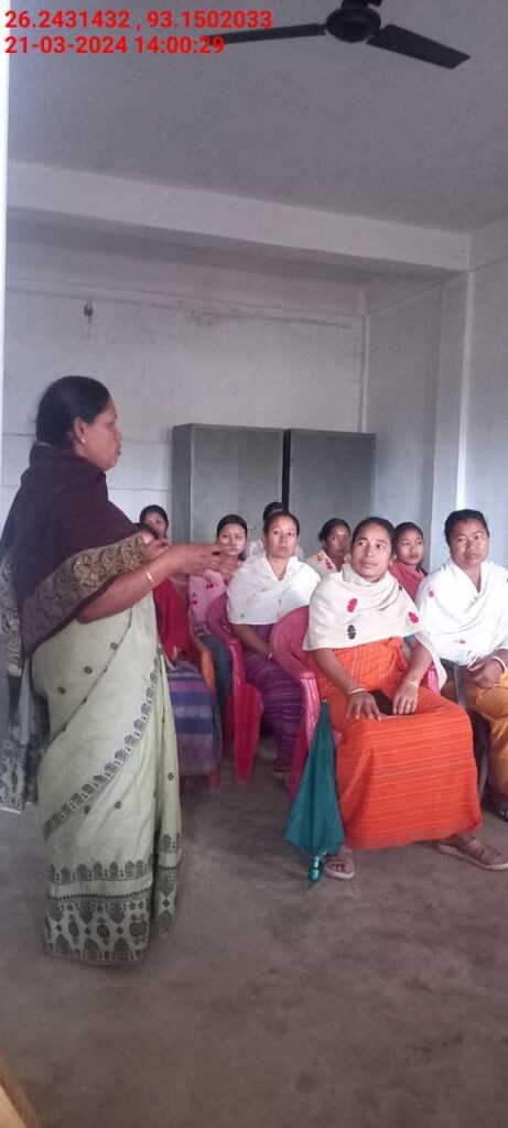Handloom Weaver (Frame Loom) training at IIE Incubation Centre, Karbi Anglong, batch 20797, 21-03-2024