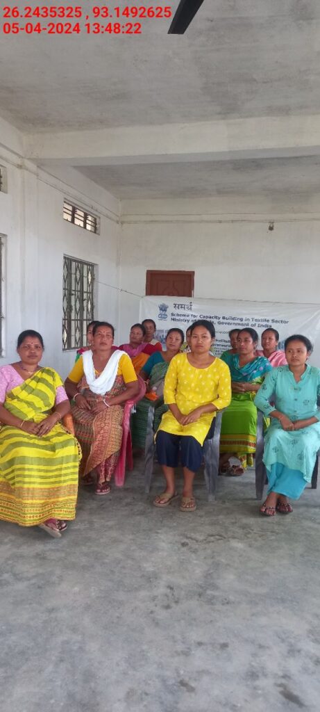 Handloom Weaver (Frame Loom) training at IIE Incubation Centre, Karbi Anglong, batch 20797, 05-04-2024