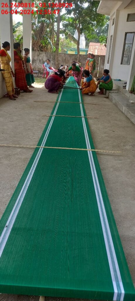 Handloom Weaver (Frame Loom) training at IIE Incubation Centre, Karbi Anglong, batch 20797, 06-04-2024