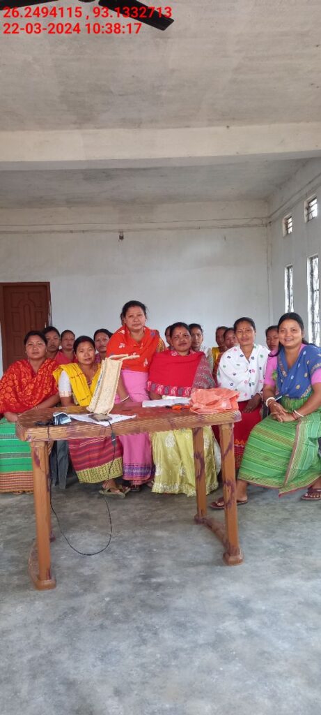 Handloom Weaver (Frame Loom) training at IIE Incubation Centre, Karbi Anglong, batch 20803, 22-03-2024