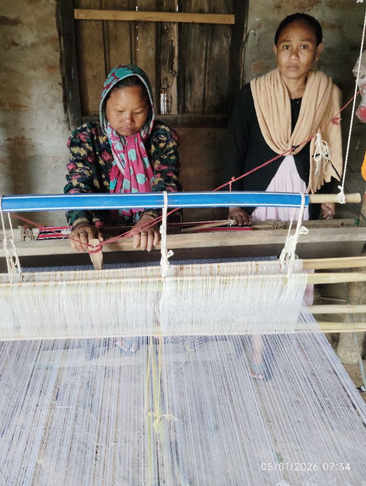 Handloom Weaver (Frame Loom) training at IIE Incubation Centre, Karbi Anglong, batch 37241, 05-01-2026