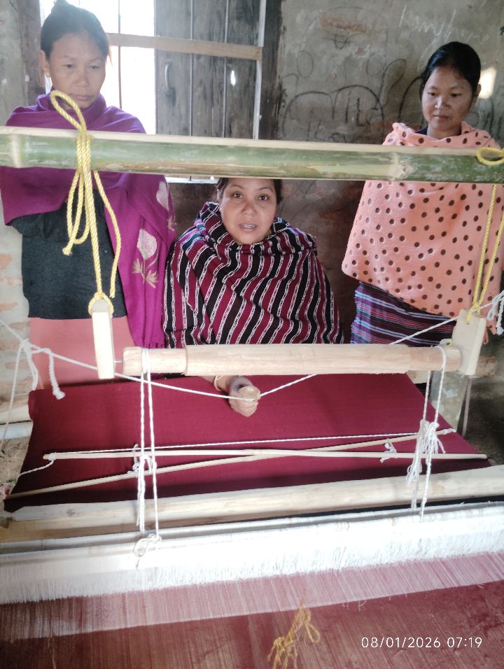 Handloom Weaver (Frame Loom) training at IIE Incubation Centre, Karbi Anglong, batch 37241, 08-01-2026