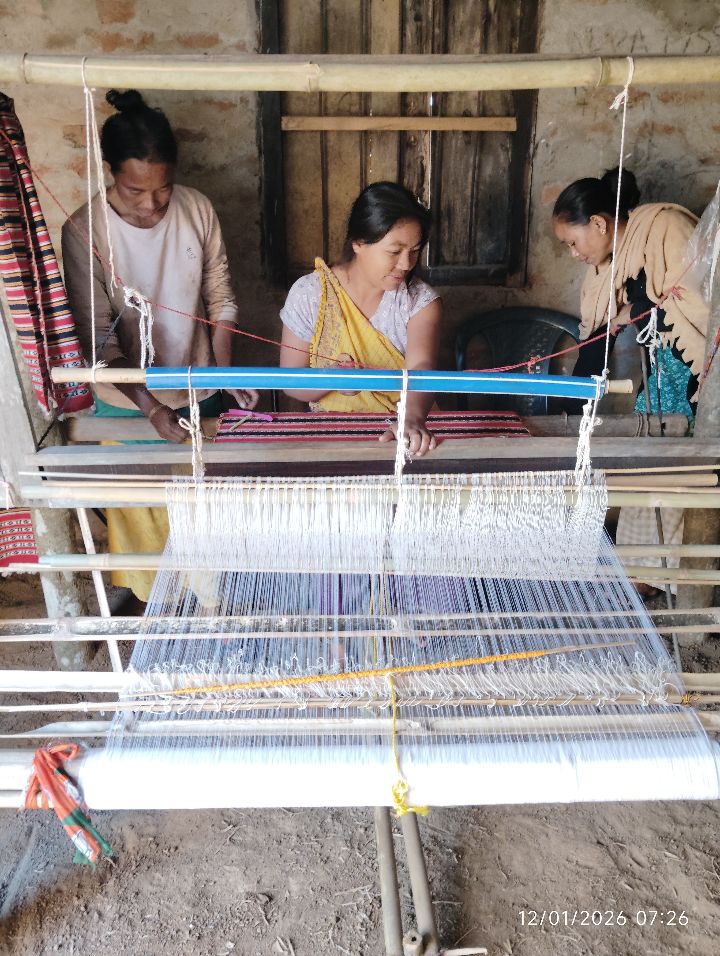 Handloom Weaver (Frame Loom) training at IIE Incubation Centre, Karbi Anglong, batch 37241, 12-01-2026