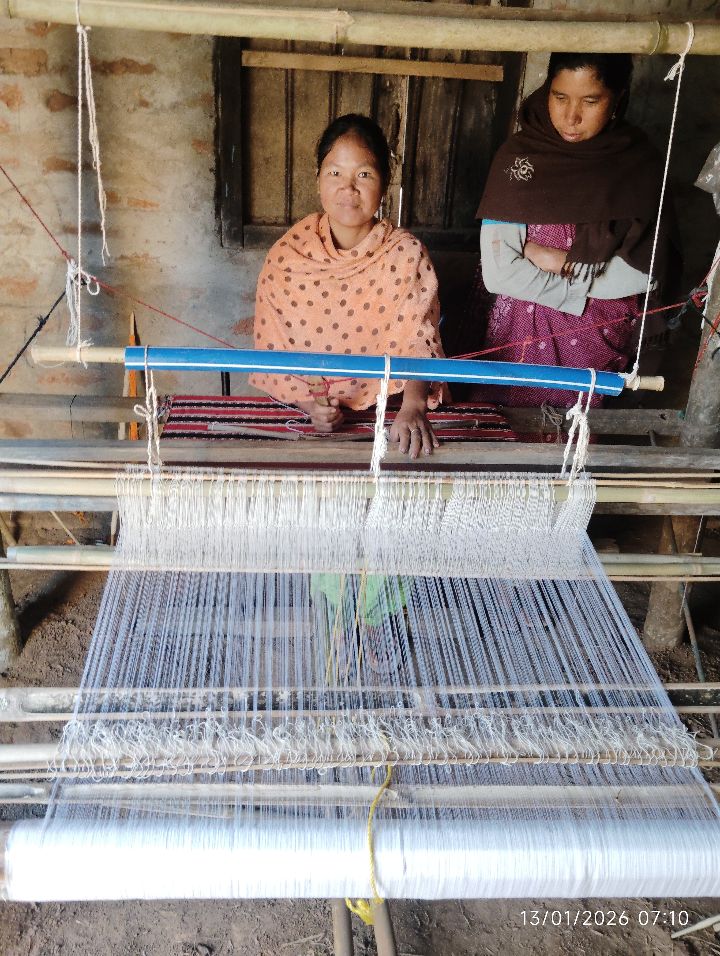 Handloom Weaver (Frame Loom) training at IIE Incubation Centre, Karbi Anglong, batch 37241, 13-01-2026
