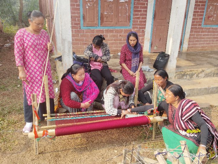 Handloom Weaver (Frame Loom) training at IIE Incubation Centre, Karbi Anglong, batch 37241, 02-12-2025