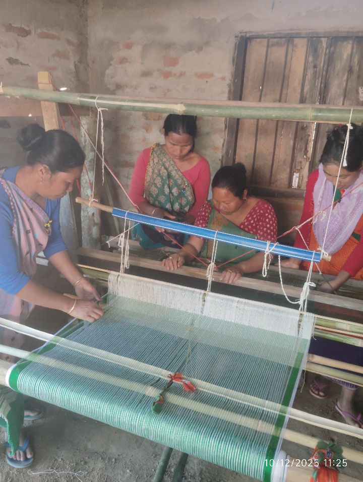 Handloom Weaver (Frame Loom) training at IIE Incubation Centre, Karbi Anglong, batch 37241, 10-12-2025