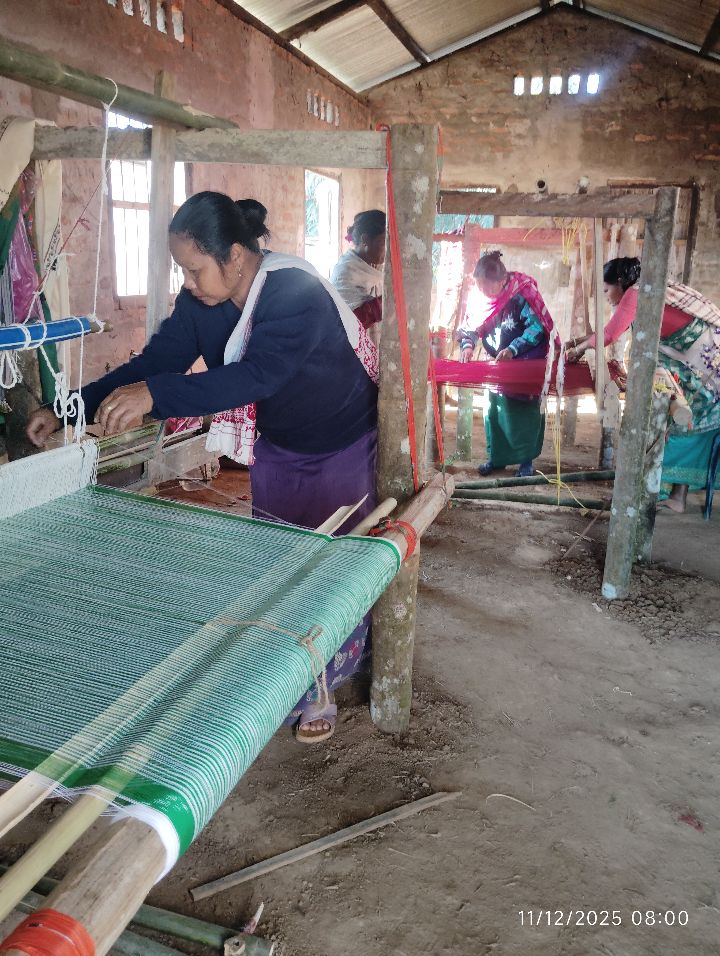 Handloom Weaver (Frame Loom) training at IIE Incubation Centre, Karbi Anglong, batch 37241, 11-12-2025