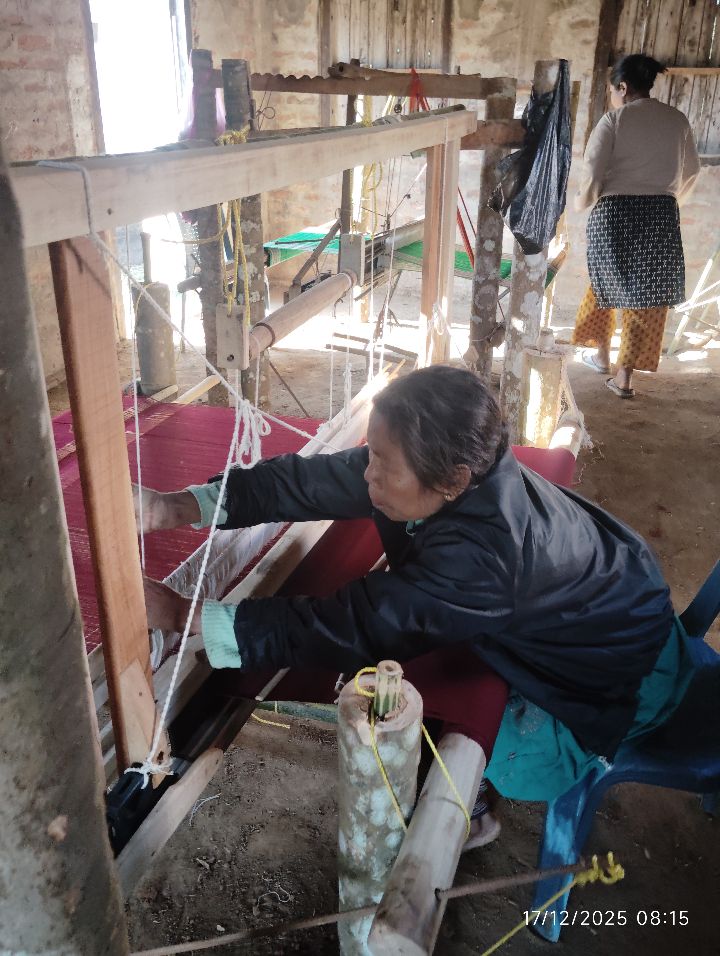 Handloom Weaver (Frame Loom) training at IIE Incubation Centre, Karbi Anglong, batch 37241, 17-12-2025