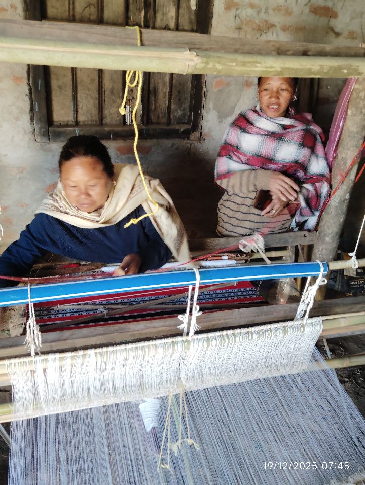 Handloom Weaver (Frame Loom) training at IIE Incubation Centre, Karbi Anglong, batch 37241, 19-12-2025