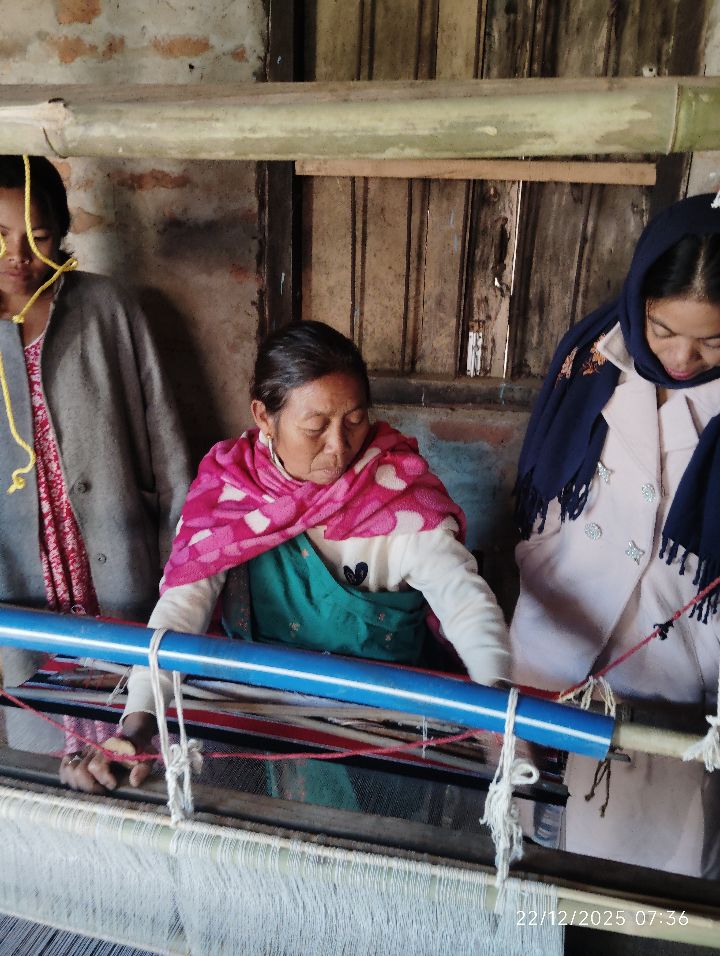Handloom Weaver (Frame Loom) training at IIE Incubation Centre, Karbi Anglong, batch 37241, 22-12-2025
