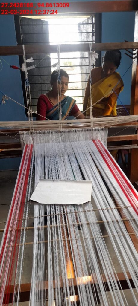 Handloom Weaver (Frame Loom) training at IIE Incubation Centre, Nahazar, batch 20394, 22-03-2024