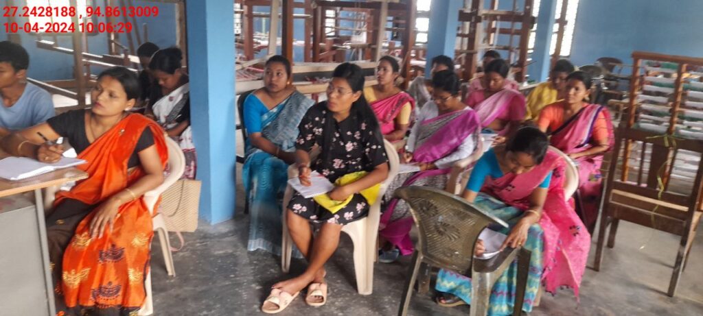 Handloom Weaver (Frame Loom) training at IIE Incubation Centre, Nahazar, batch 20394, 10-04-2024