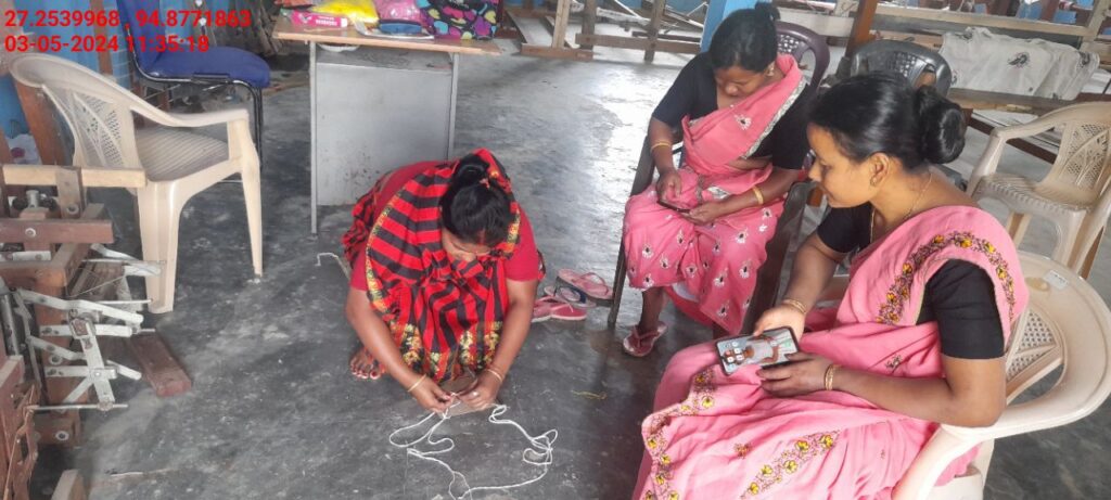Handloom Weaver (Frame Loom) training at IIE Incubation Centre, Nahazar, batch 20394, 03-05-2024