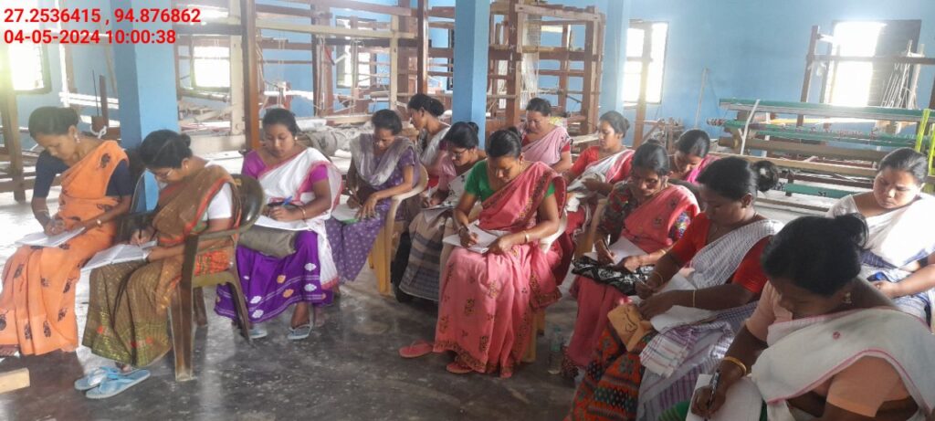 Handloom Weaver (Frame Loom) training at IIE Incubation Centre, Nahazar, batch 20394, 04-05-2024