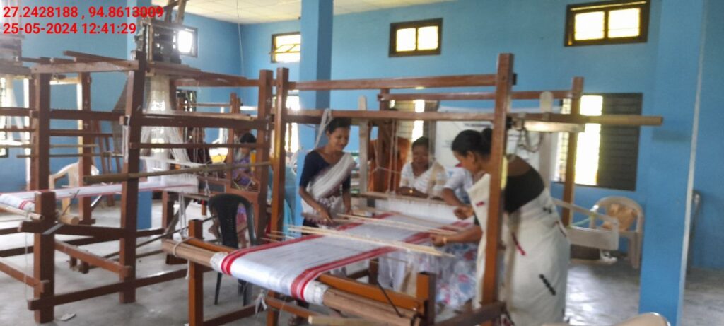 Handloom Weaver (Frame Loom) training at IIE Incubation Centre, Nahazar, batch 20394, 25-05-2024