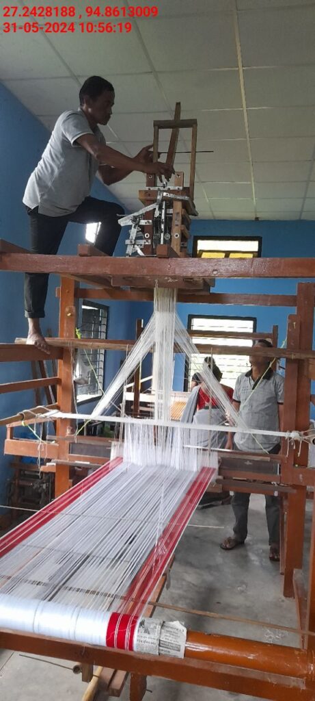 Handloom Weaver (Frame Loom) training at IIE Incubation Centre, Nahazar, batch 20394, 31-05-2024