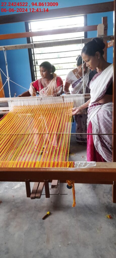 Handloom Weaver (Frame Loom) training at IIE Incubation Centre, Nahazar, batch 20394, 06-06-2024