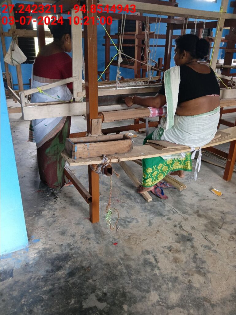 Handloom Weaver (Frame Loom) training at IIE Incubation Centre, Nahazar, batch 20394, 03-07-2024