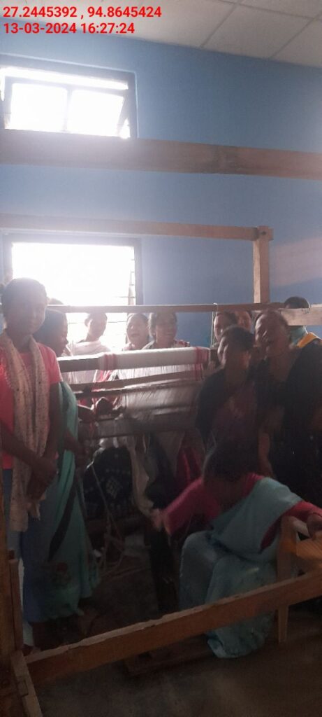 Handloom Weaver (Frame Loom) training at IIE Incubation Centre, Nahazar, batch 20623, 13-03-2024