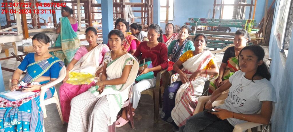 Handloom Weaver (Frame Loom) training at IIE Incubation Centre, Nahazar, batch 20623, 29-04-2024