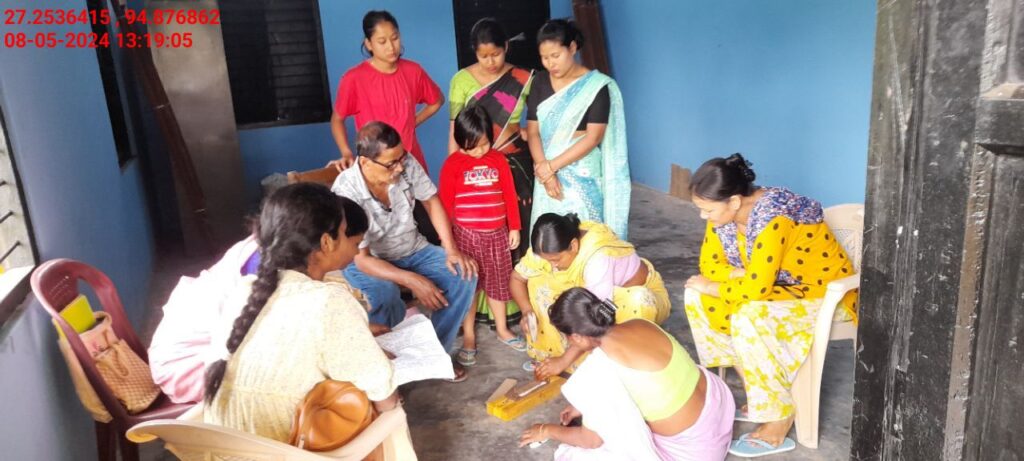 Handloom Weaver (Frame Loom) training at IIE Incubation Centre, Nahazar, batch 20623, 08-05-2024
